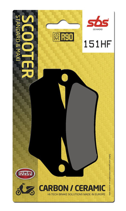 SBS BRAKE PAD CERAMIC STREET 151HF