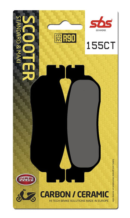 SBS BRAKE PAD CARBON HI-TECH STREET 155CT