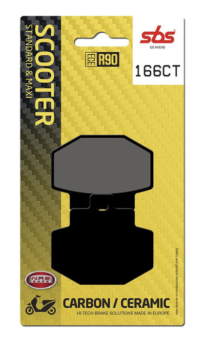 SBS BRAKE PAD CARBON HI-TECH STREET 166CT