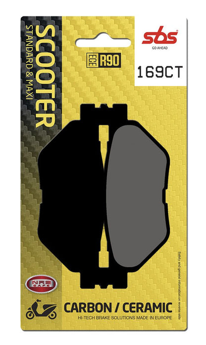 SBS BRAKE PAD CARBON HI-TECH STREET 169CT