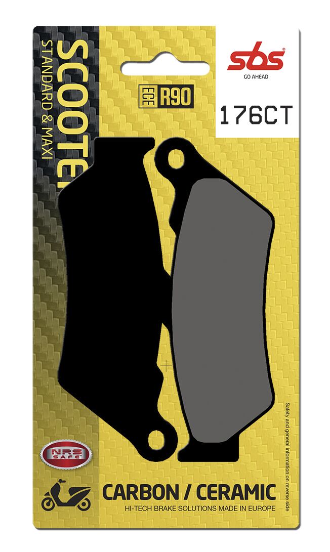 SBS BRAKE PAD CARBON HI-TECH STREET 176CT