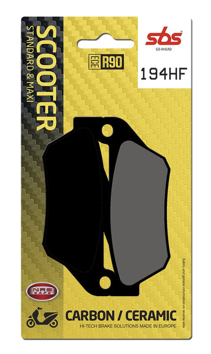 SBS BRAKE PAD CERAMIC STREET 194HF