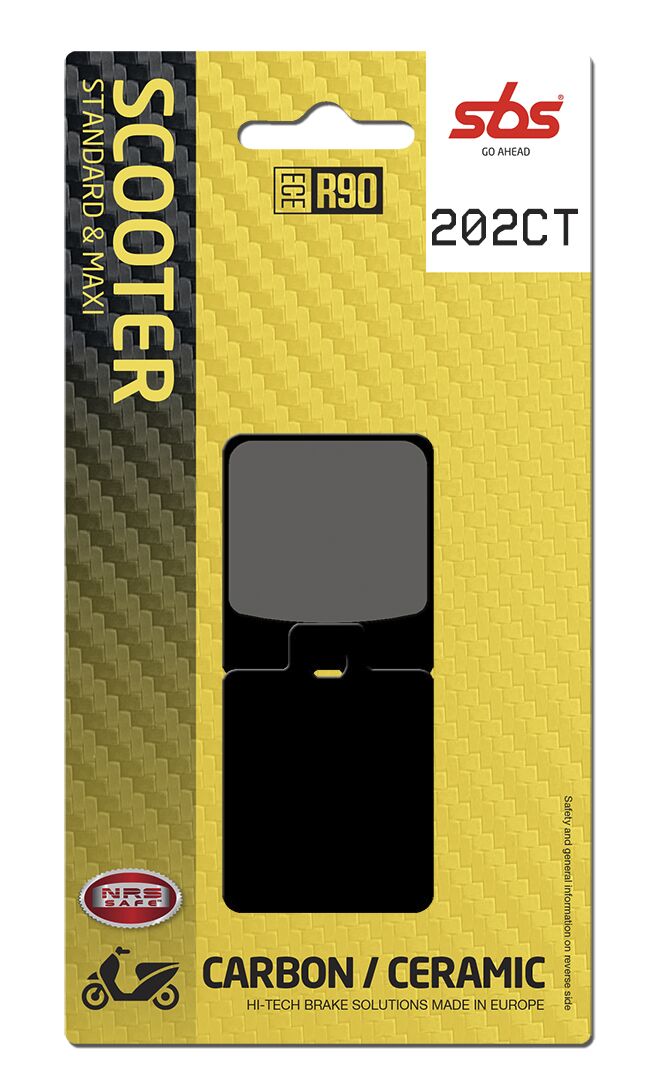 SBS BRAKE PAD CARBON HI-TECH STREET 202CT