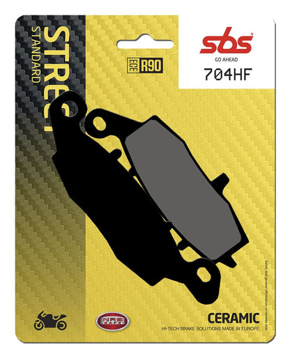 SBS BRAKE PAD CERAMIC STREET 704HF