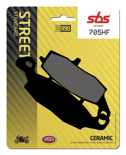 SBS BRAKE PAD CERAMIC STREET 705HF
