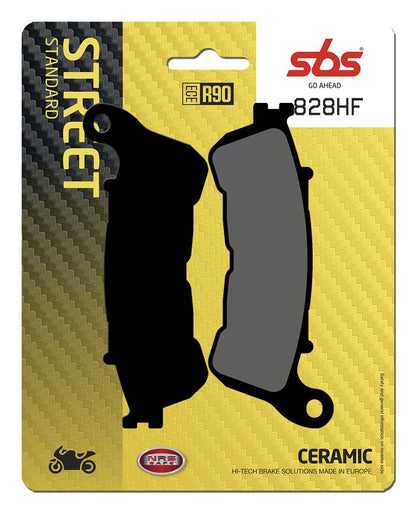 SBS BRAKE PAD CERAMIC STREET 828HF