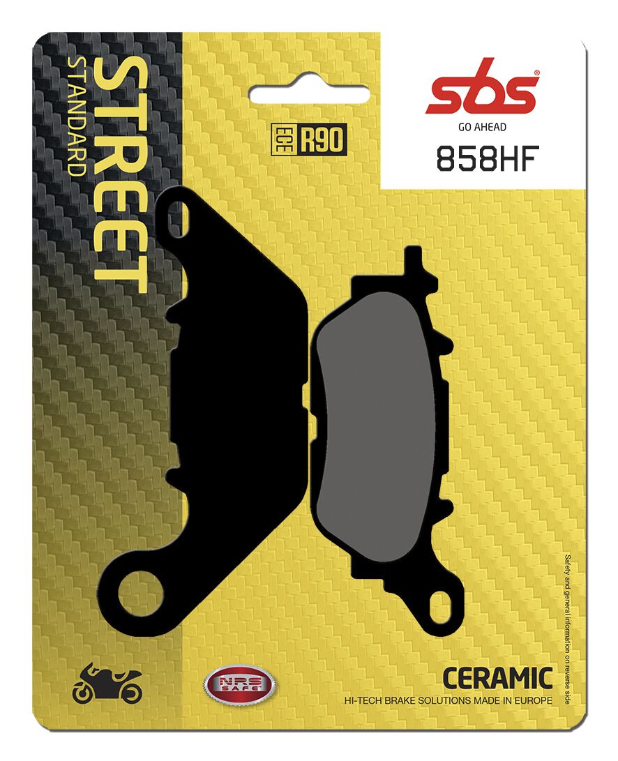 SBS BRAKE PAD CERAMIC STREET 858HF