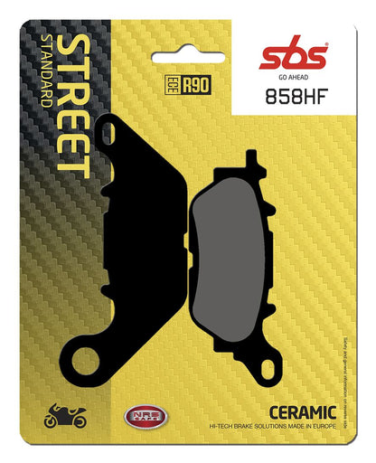 SBS BRAKE PAD CERAMIC STREET 858HF