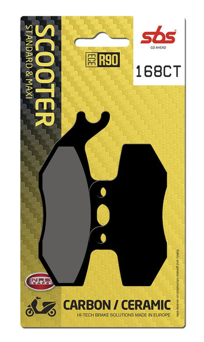 SBS BRAKE PAD CARBON HI-TECH STREET 168CT
