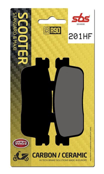 SBS BRAKE PAD CERAMIC STREET 201HF