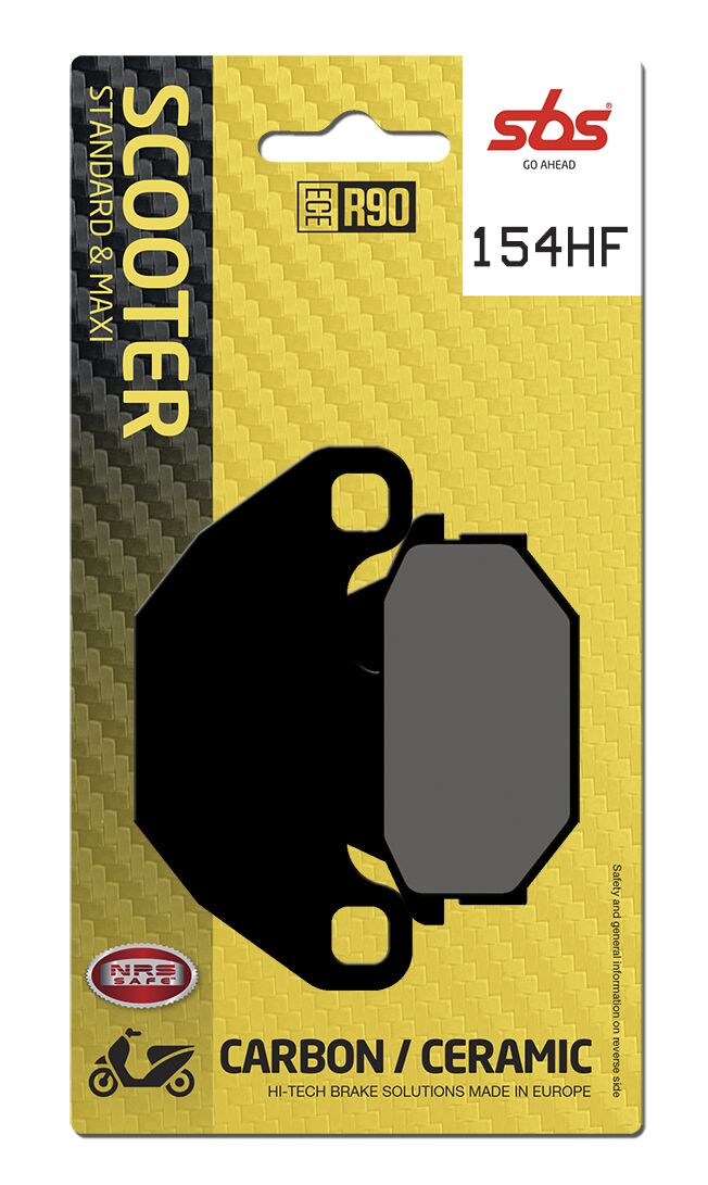 SBS BRAKE PAD CERAMIC STREET 154HF