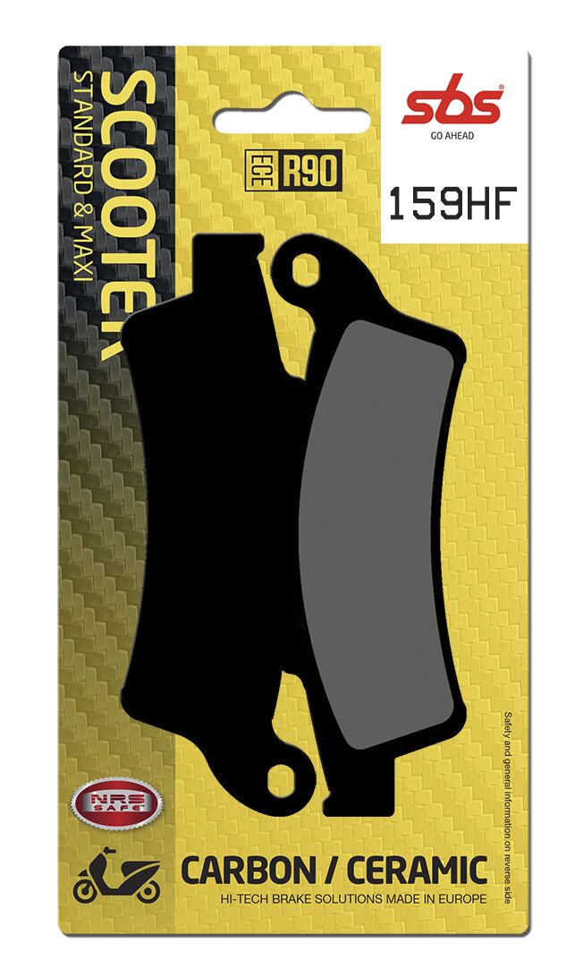SBS BRAKE PAD CERAMIC STREET 159HF