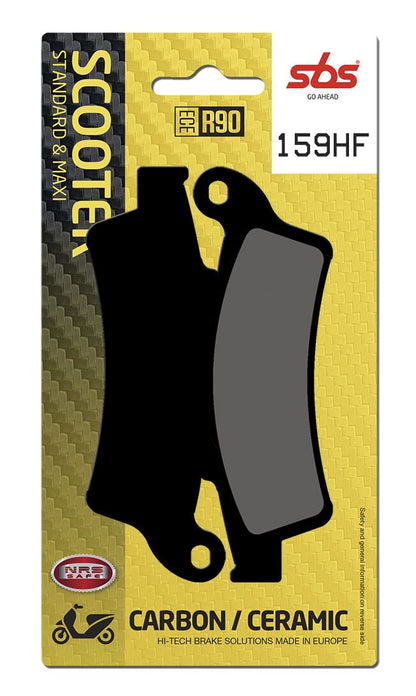 SBS BRAKE PAD CERAMIC STREET 159HF