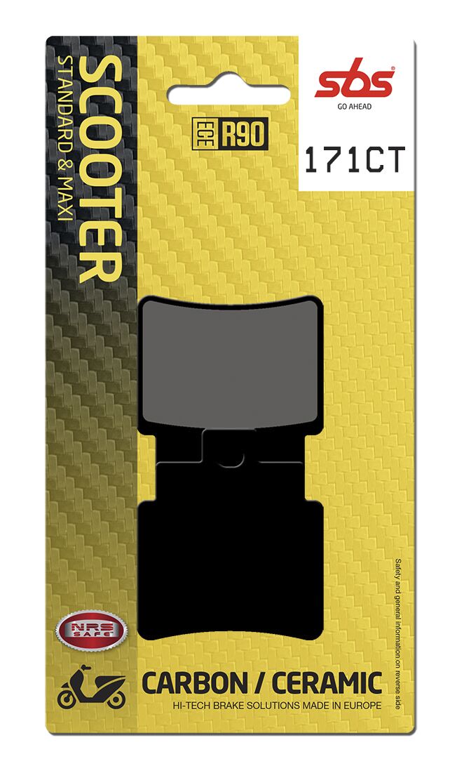 SBS BRAKE PAD CARBON HI-TECH STREET 171CT