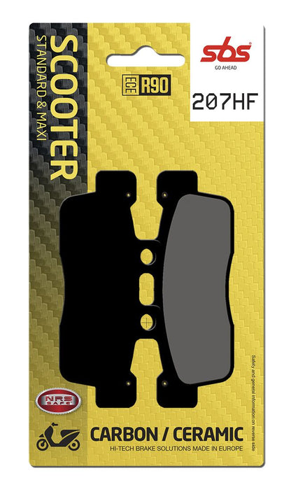 SBS BRAKE PAD CERAMIC STREET 207HF