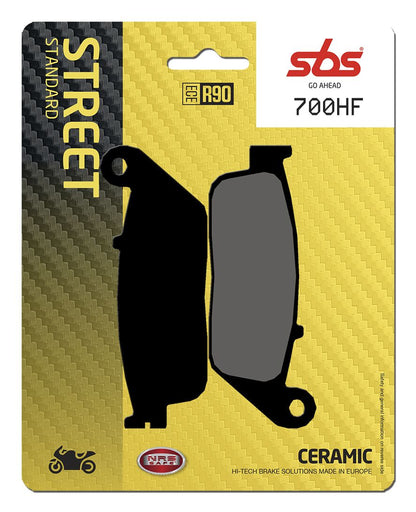 SBS BRAKE PAD CERAMIC STREET 700HF