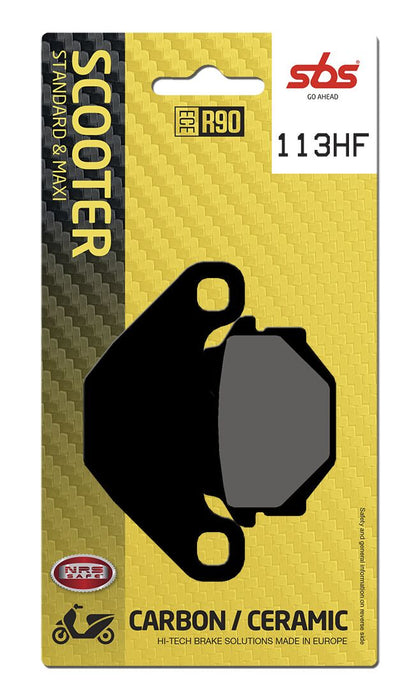 SBS BRAKE PAD CERAMIC STREET 113HF