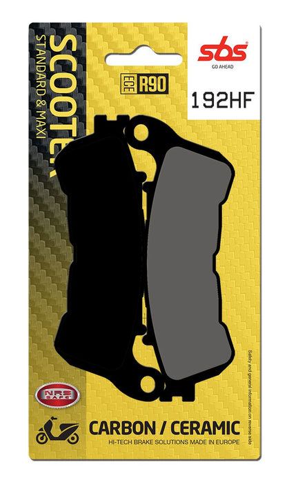 SBS BRAKE PAD CERAMIC STREET 192HF