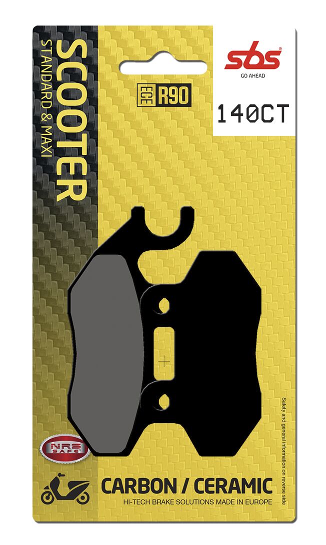 SBS BRAKE PAD CARBON HI-TECH STREET 140CT
