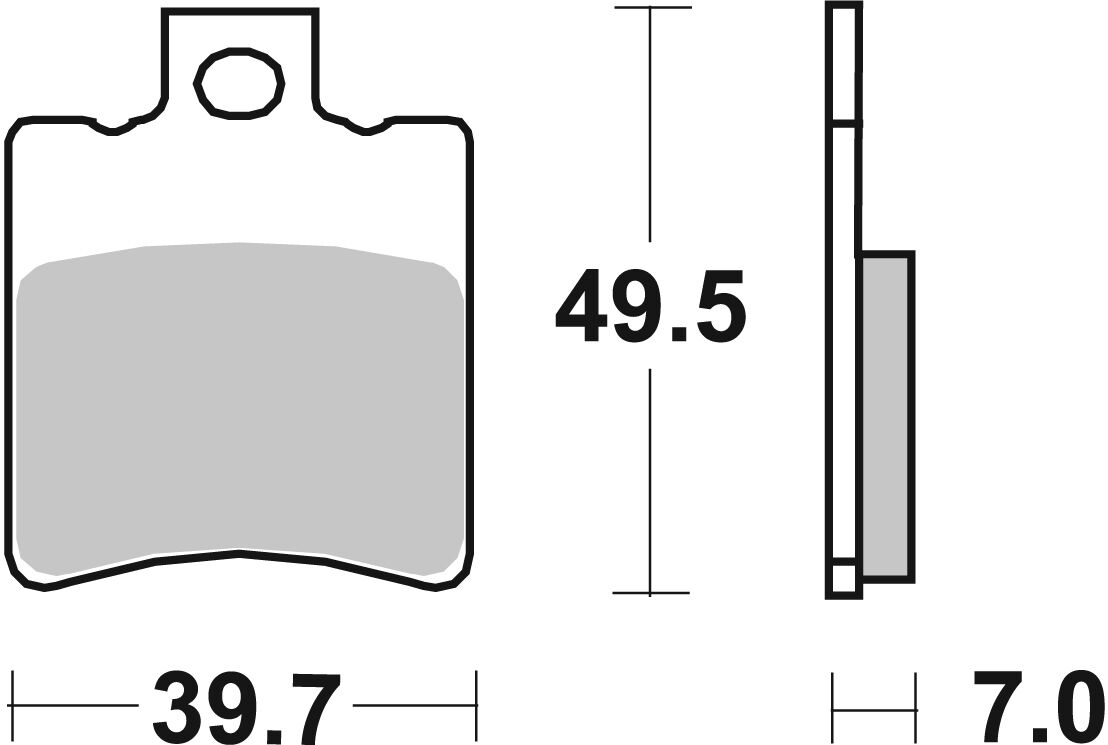 SBS BRAKE PAD CARBON HI-TECH STREET 143CT