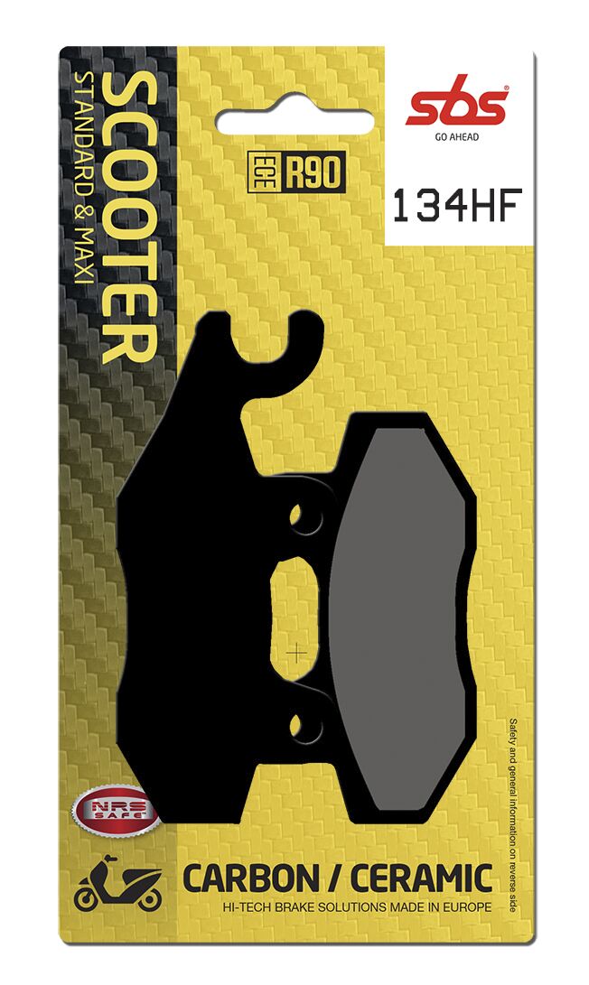 SBS BRAKE PAD CERAMIC STREET 134HF