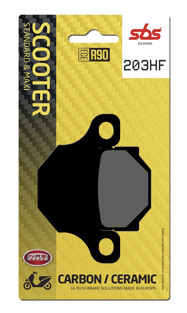SBS BRAKE PAD CERAMIC STREET 203HF