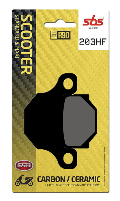 SBS BRAKE PAD CERAMIC STREET 203HF