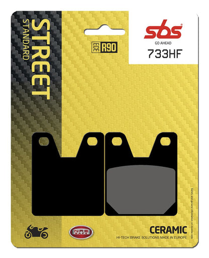 SBS BRAKE PAD CERAMIC STREET 733HF