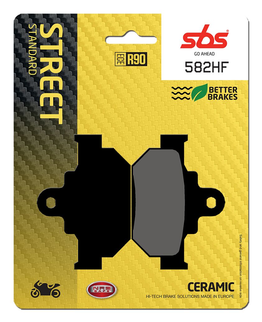 SBS BRAKE PAD HF-SERIES CARBON/CERAMIC 582HF