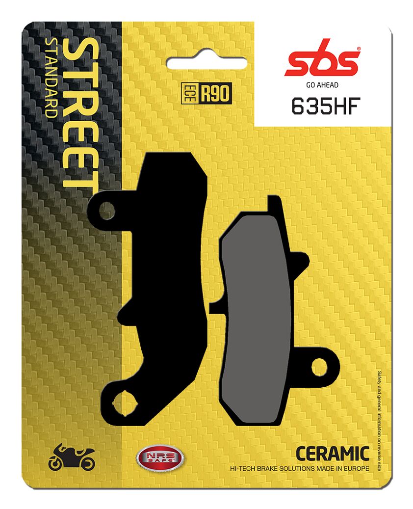 SBS BRAKE PAD HF-SERIES CARBON/CERAMIC 635HF