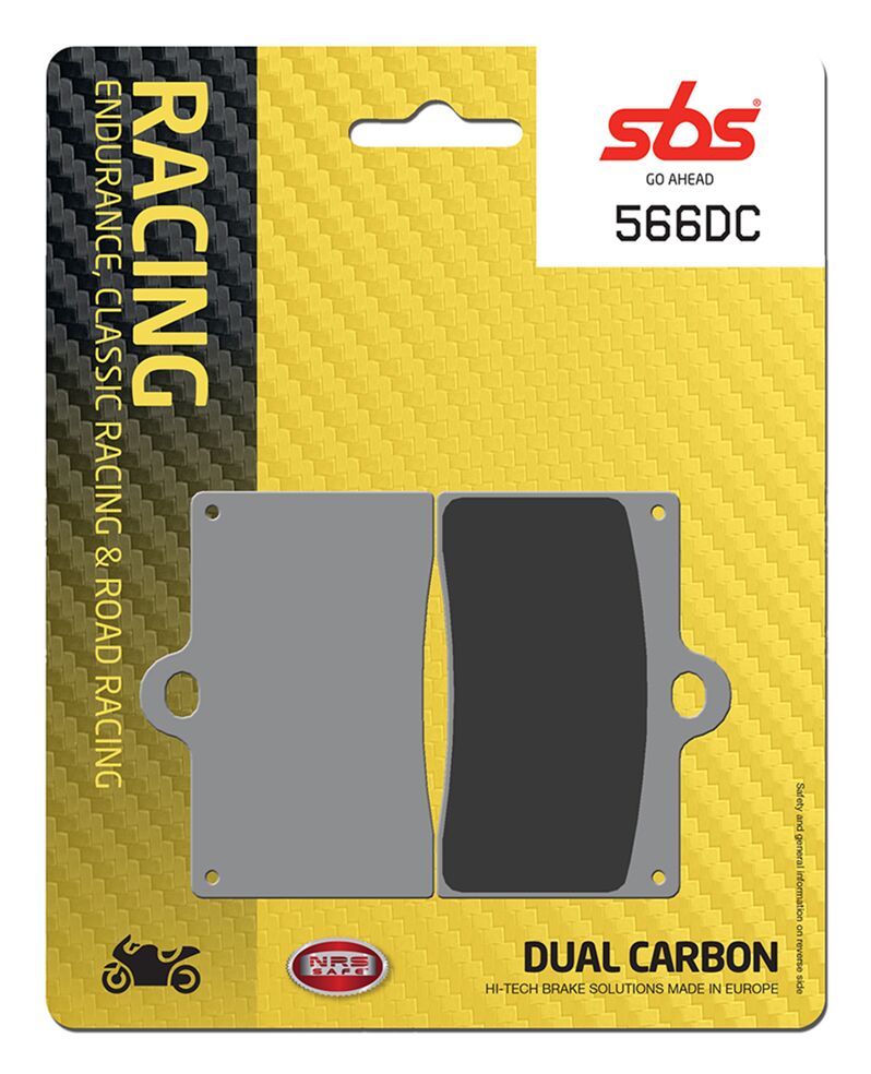 SBS BRAKE PAD CARBON RACE 566DC
