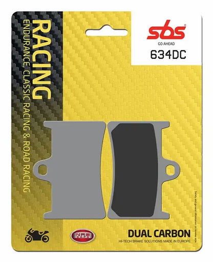 SBS BRAKE PAD DUAL CARBON RACING 634DC