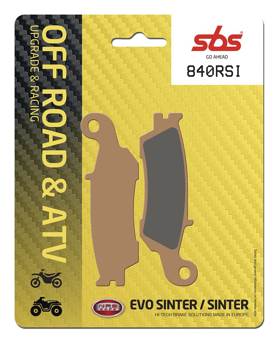 SBS BRAKE PAD SINTER EVO HI-TECH OFFROAD 840RSI