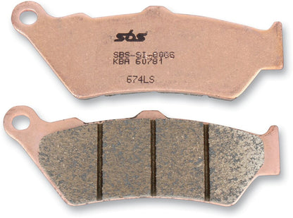 SBS BRAKE PAD SINT REAR 674LS