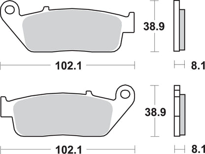SBS BRAKE PADS SBS 627HF 627HF