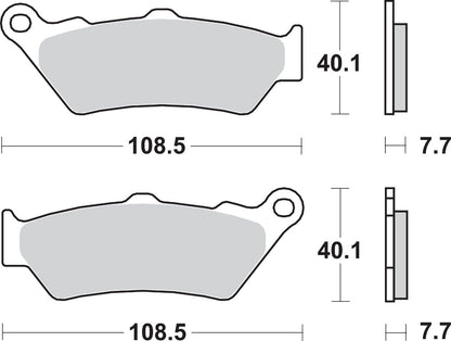 SBS BRAKE PADS SBS 674HF 674HF