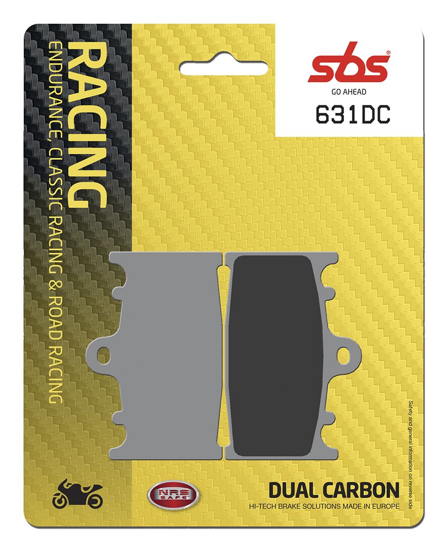 SBS BRAKE PAD CARBON RACE 631DC