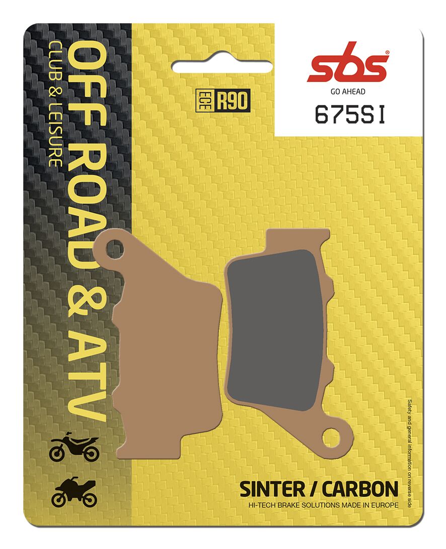 SBS BRAKE PAD SINT/CAR OFF 675SI