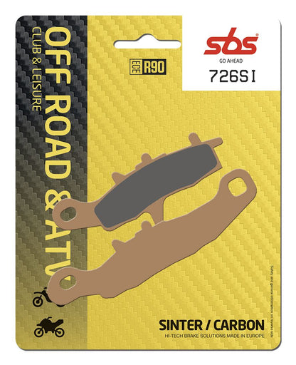 SBS Brake Pads Sinter Carbon Offroad 726SI