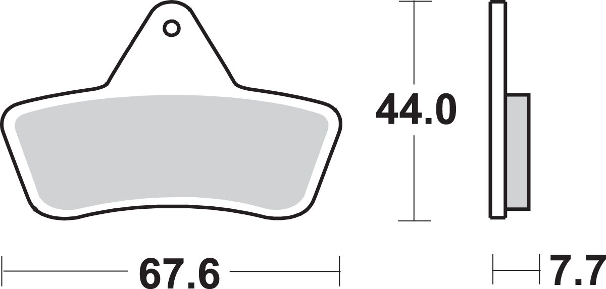 SBS BRAKE PADS SBS 758ATS 758ATS