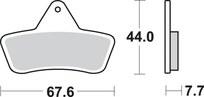 SBS BRAKE PADS SBS 758ATS 758ATS