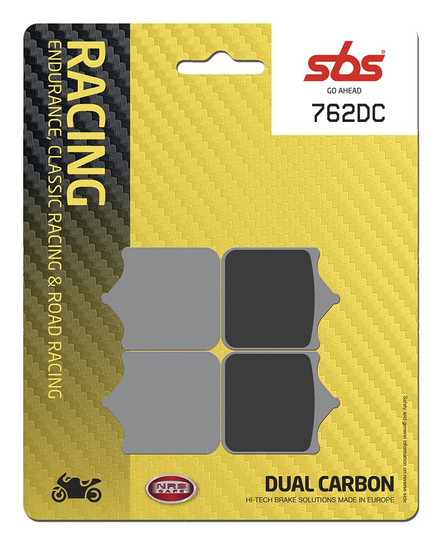 SBS Brake Pads Dual Carbon Racing 762DC