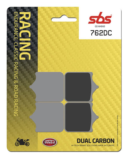 SBS Brake Pads Dual Carbon Racing 762DC