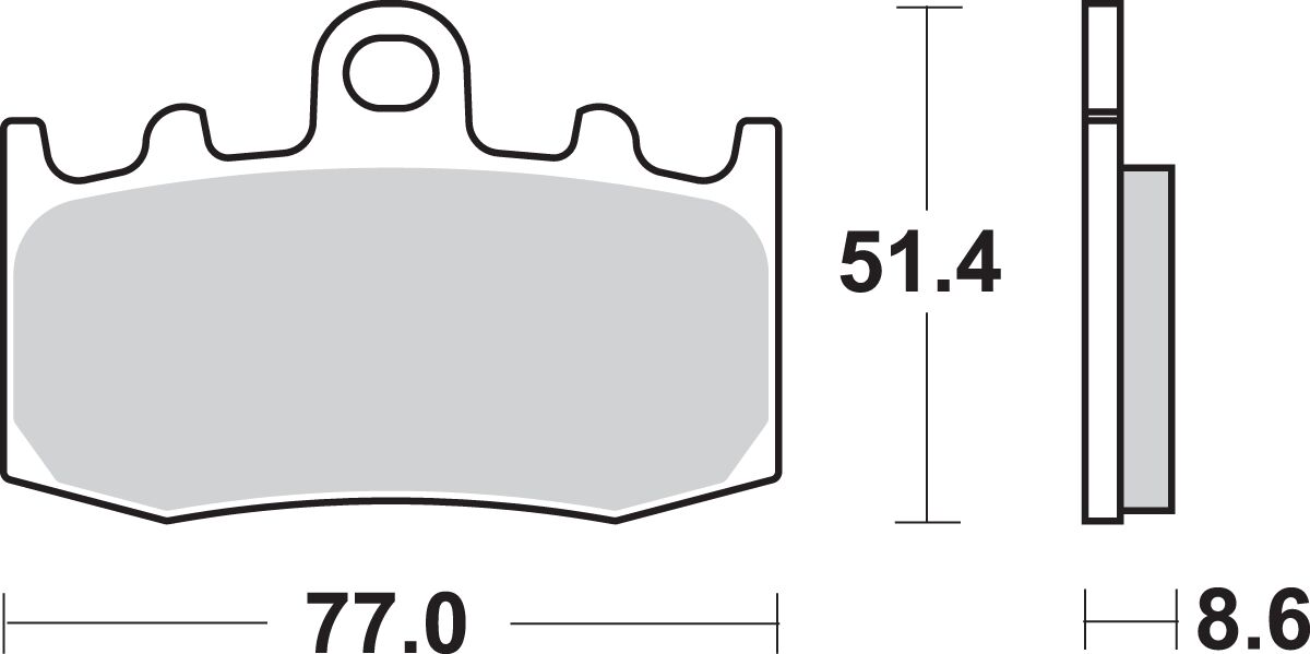 SBS BRAKE PADS SBS 796HS 796HS