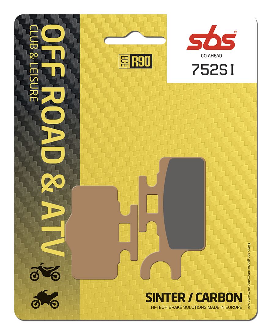 SBS BRAKE PAD SINT/CAR OFF 752SI