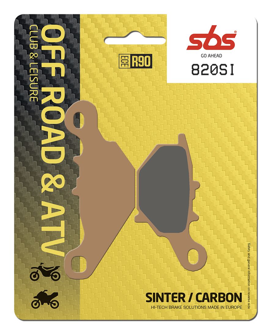 SBS Brake Pad Sinter Carbon Hi-Tech Offroad 820SI