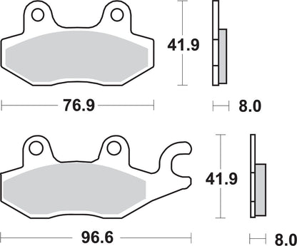 SBS BRAKE PADS SBS 638HS 638HS