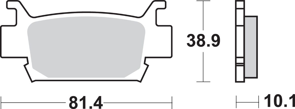 SBS Brake Pad Sinter Hi-Tech Offroad 829SI