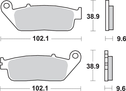 SBS BRAKE PADS SBS 700HS 700HS