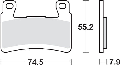 SBS BRAKE PAD SBS 894HS 894HS